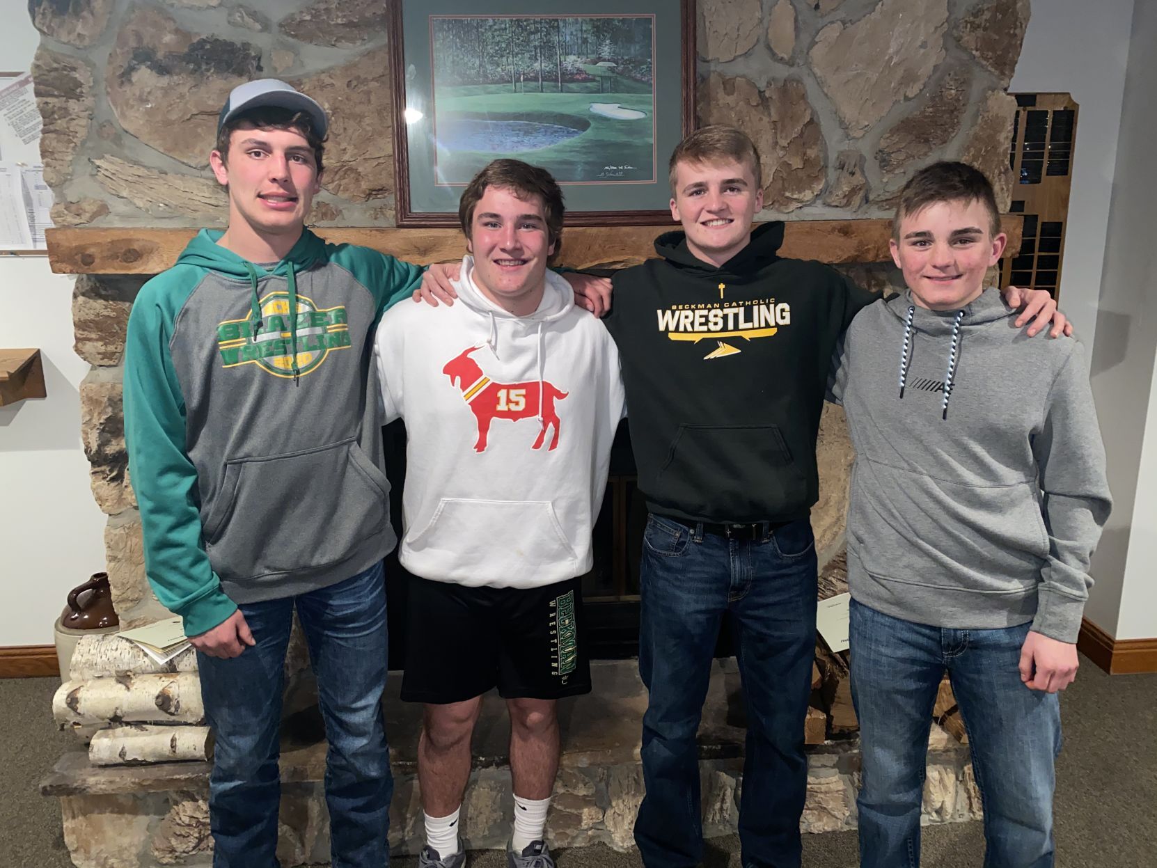 Beckman holds wrestling banquet